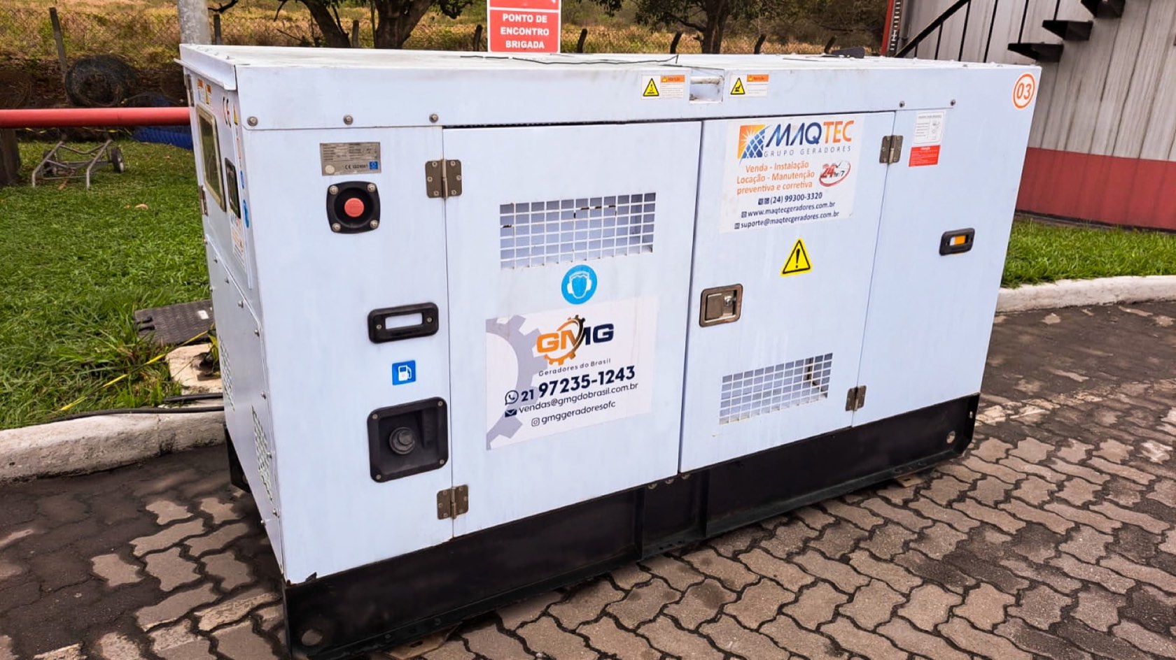 Gerador instalado pela Sonnental