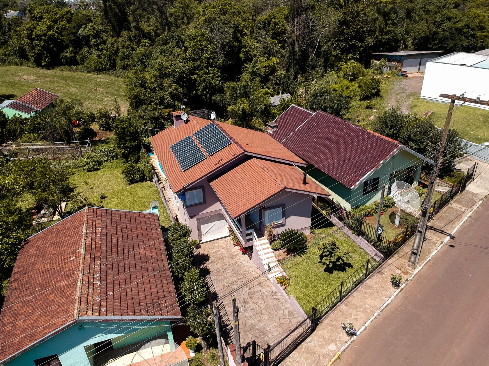 Residência na serra, obra da Sonnental